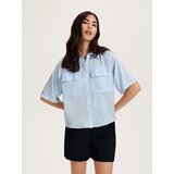Reserved - Košulja kratkih rukava - bljedoplavo | shoptok.hr