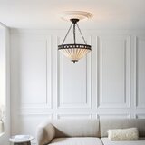 Endon 111871 - Luster na lancu Tiffany FARGO 3xE27/10W/230V prečnik 50 cm | Eponuda.com