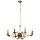 Searchlight Ascot 8 obeskov iz antične medenine, (22101239) | Shoptok.si