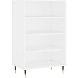  Visoka omara bela 57x35x90 inženirski les, (20819846) | Shoptok.si