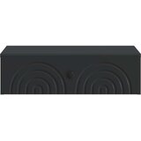 Stolna Stenska stranska miza Črna 59 x 34,5 x 17 cm Inženirski les, (5000232410) | Shoptok.si
