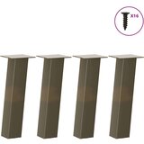  Noge za stolić 4 kom prirodni čelik 30 cm čelik | shoptok.hr