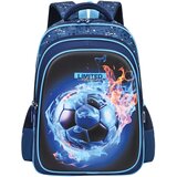 Scool ranac sa ojačanim leđima 3D Eva Football SC2994, 42x30x22cm, Plavi Cene