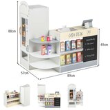 Costway Lesena otroška trgovina s tablo, (5000231374) | Shoptok.si
