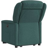  Naslonjač na podizanje od tkanine tamnozeleni | shoptok.hr
