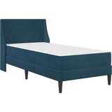  Okvir kreveta s madracem Zidne s uzglavljem 2 pcs Plava Baršun - Plava 90 x 190 cm | shoptok.hr