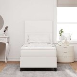  Krevet s kutijom s madracem i LED krem 90x200 cm Kordura tkanina | shoptok.hr