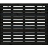  Zidno uzglavlje crni 141x3x91 5 cm od masivne borovine | shoptok.hr