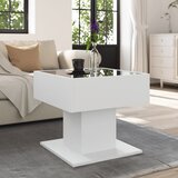  Stolić za kavu LED bijeli 50x50x45 cm od konstruiranog drva | Shoptok.si