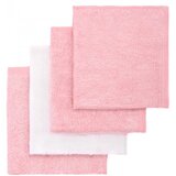 T-TOMI BIO Bamboo Baby Washcloths krpa za umivanje Pink 25 x 25 cm 4 kos | Shoptok.si