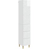 vidaXL Set ormara 2 kom. 33 x 34 5 x 90 cm Konstruirano drvo - Visoko sjajno bijela | shoptok.hr