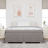  Konstrukcija postelje z vzmetnico Taupe 180 x 200 cm blago, (5000125973) | Shoptok.si