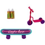  Set lutaka Lucy s romobilom, skateboardom i kacigama ljubičasti | shoptok.hr