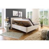 Meise Möbel Bež tapecirani bračni krevet s prostorom za odlaganje s podnicom 180x200 cm Madea – | shoptok.hr