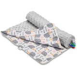  Deka Minky 75x100cm ježić sivi | shoptok.hr
