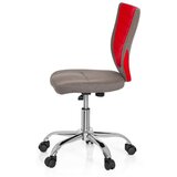 MID.YOU Mladinski Vrtljiv Stol Kiddy Comfort, Siva, Rdeča | Shoptok.si