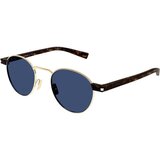 Saint Laurent SL707 004 ONE SIZE (49) Zlata/Modra | Shoptok.si