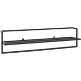 vidaXL stalak za ručnike crni 95 x 25 x 22 cm željezni | shoptok.hr