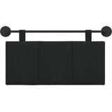  Držeće uzglavlje Zidne Prugasti Crna 100 x 55 x 5 cm tkanina - Crna 90 cm bez LED | shoptok.hr