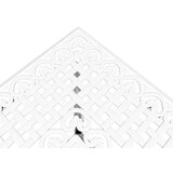  3-delni vrtni bistro set belo lito aluminij, (22015342) | Shoptok.si