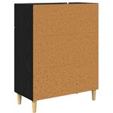 vidaXL Kreveta Crni hrast 34 x 69.5 x 89 cm Konstruirano drvo | shoptok.hr