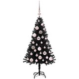  Božićno drvce Crna 120 cm PVC | shoptok.hr