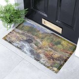 Artsy Doormats Predpražnik iz reciklirane plastike 40x70 cm Autumn Nature Landscape – | Shoptok.si