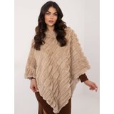 Wool Fashion Italia Poncho-AT-PN-2347.88-beige | Shoptok.si