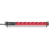 Brennenstuhl 1390007118 razdelilna letev 19'' črna\, srebrna iec priključek 1 kos, (20457950) | Shoptok.si
