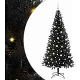  Božićno drvce Crna 210 cm PVC | shoptok.hr