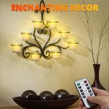 DAPHOMEU 12x polnilne LED čajne svečke z daljincem in časovnikom | Shoptok.si