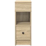 vidaXL Nočne omarice s predalom 2 kosa sonoma hrast 25x31x66 cm | Shoptok.si