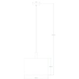 Globo 15377H - Visilica na sajli RAFA 1xE27/40W/230V | Eponuda.com