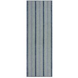Flair Rugs Zelenomodra notranja in zunanja preproga 80x230 cm Roma Stripe – Cene