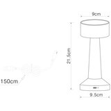 Globo 58447W - LED prigušiva dodirna stona lampa ANGELIKA LED/1W/3,7V bela | Eponuda.com