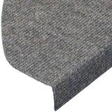 vidaXL Samoljepljivi otirači za stepenice 30 kom sivi 65x22,5x3,5 cm | shoptok.hr