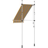Tenda na ručno uvlačenje 100 cm žuto-plava prugasta | shoptok.hr