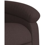  Naslonjač na podizanje tamnosmeđi od tkanine | shoptok.hr