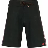 Billabong Kratke hlače za surfanje 'D BAH PRO' temno siva / oranžno rdeča / črna / bela