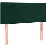  s oprugama i madracem LED tamnozelenim 120x190 cm baršun | shoptok.hr