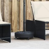 The Living Store Podstavek za senčnik s kolesi Ø38/48 mm palice 27 kg okrogel - Podstavek Za Senčnik, (21484586) | Shoptok.si