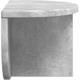  Stenska polica 2 pcs Betonsko siva 38 x 19 x 19 cm, (5000201477) | Shoptok.si