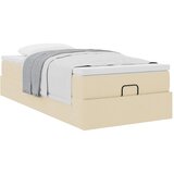  Otomanski krevet s madracem krem 100x200 cm tkanine | shoptok.hr