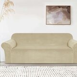  Rastegljiva navlaka Velvet -trosed 185-230cm krem Cene