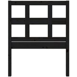  Posteljno vzglavje črno 95,5x4x100 cm trdna borovina, (20645722) | Shoptok.si