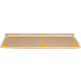  Prostirke za stepenice 15 kom 65x21x4 cm srebrne pravokutne rubove | shoptok.hr