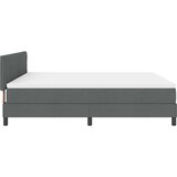  Krevet s opruga kutije Tamno siva 180 x 200 cm tkanina | shoptok.hr