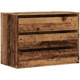  Kutna komoda s ladicama boja staro drvo 80x41x58 cm drveni | shoptok.hr