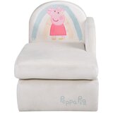 Roba Bijeli baršunast dječji kauč 75 cm Peppa Pig – | shoptok.hr