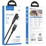 hoco. Kabel za punjenje (U108) - USB Type-C na USB Type-C PD 100W 5A 1.2m - crni | shoptok.hr